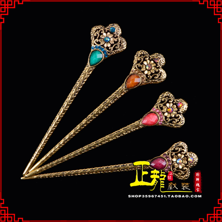 武宣头饰老旦青衣员外夫人簪子 老旦发簪