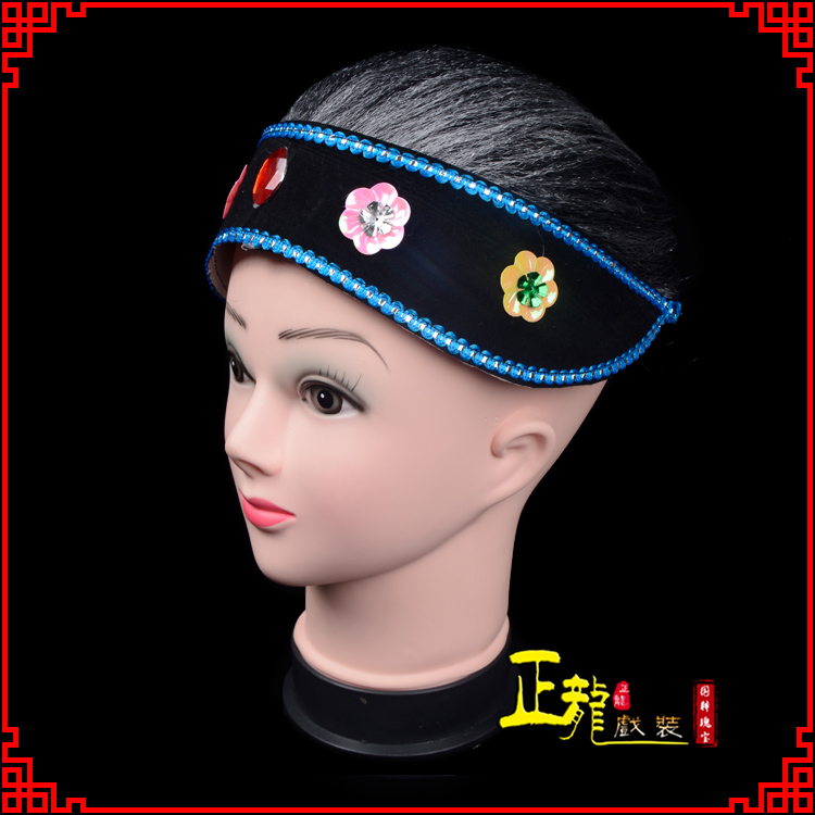 武宣老旦媒婆穷老太婆假发套 老旦头套