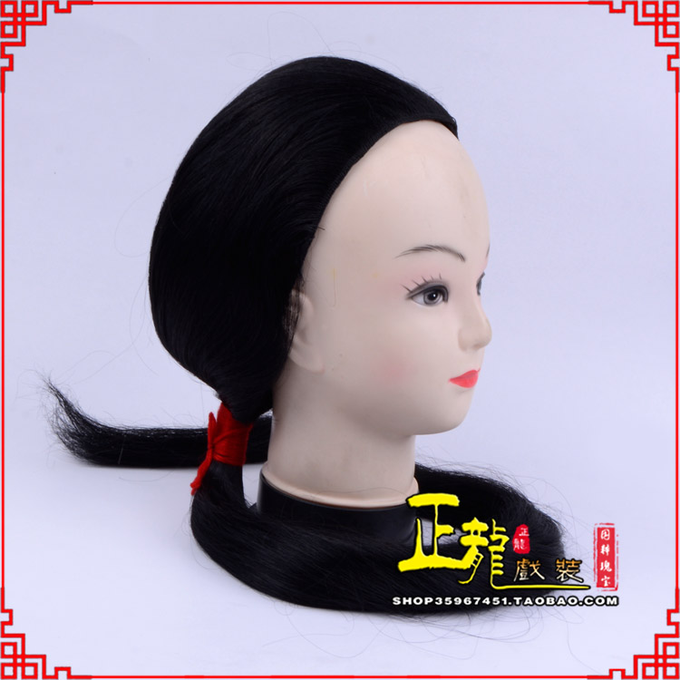 武宣古装影视演出头套花旦假发 真发古装发