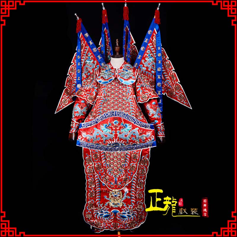 武宣武生戏服戏曲武将靠